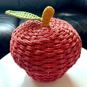 Hand-Woven Wicker Basket